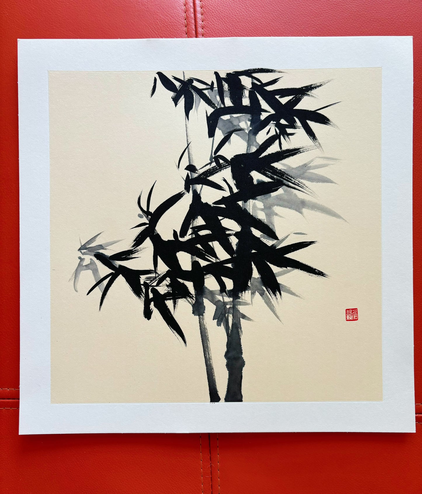 Original Chinese Painting Bamboo Hand Painted