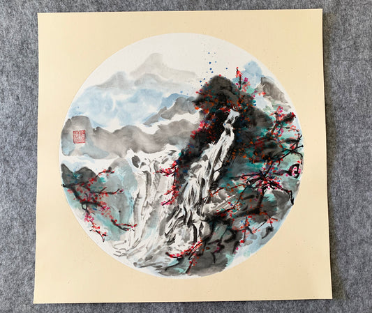 Abstract Landscape Freehand China Art Ink Painting