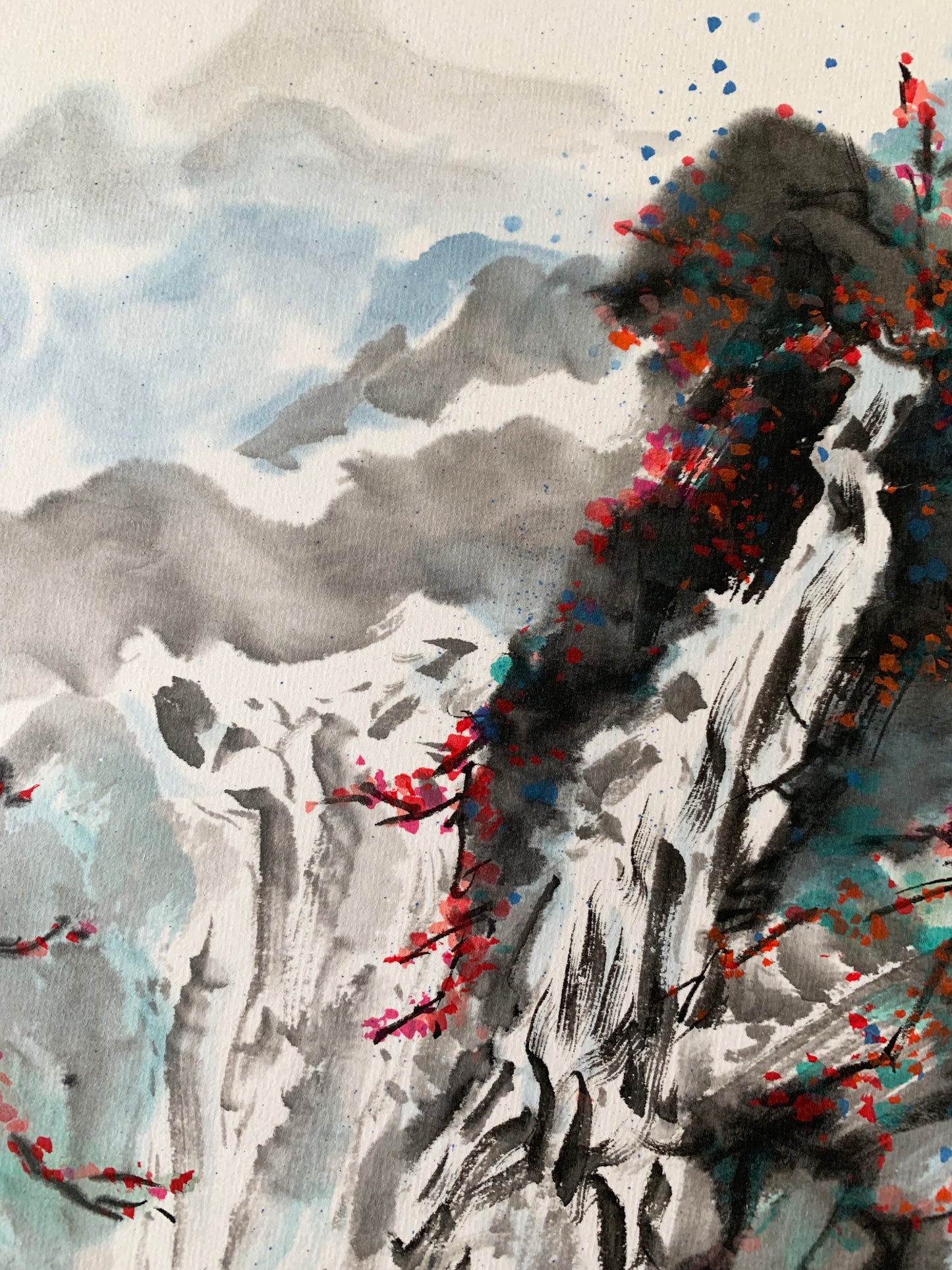 Abstract Landscape Freehand China Art Ink Painting