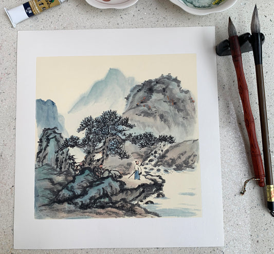 Landscape Chinese Ink Painting