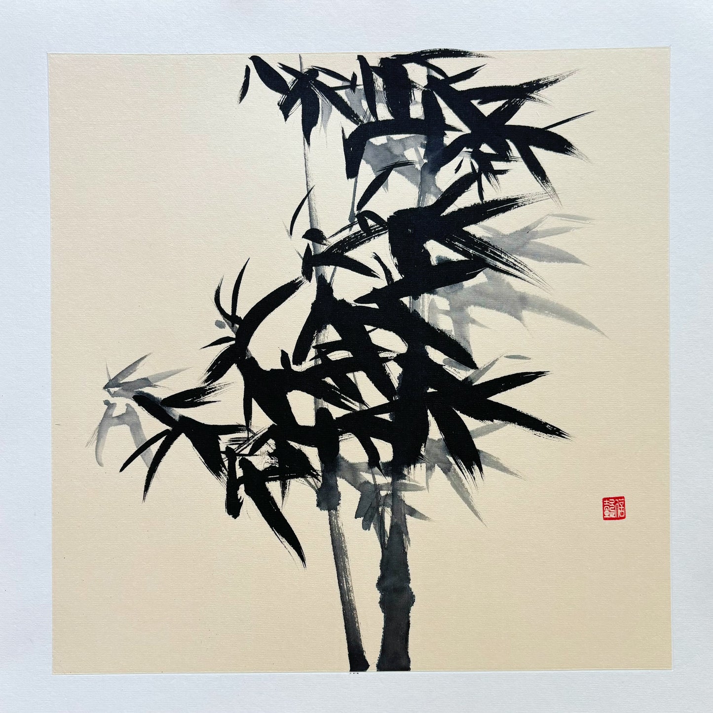 Original Chinese Painting Bamboo Hand Painted