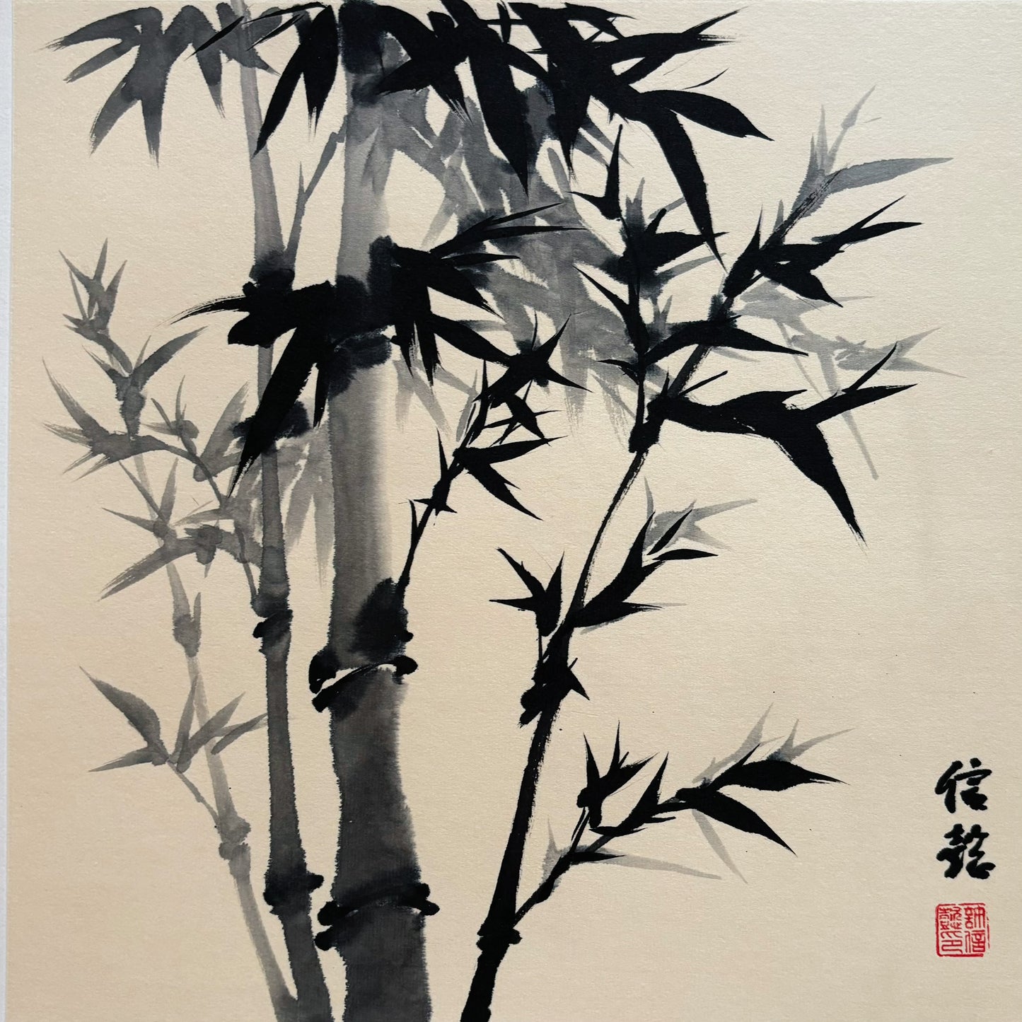 Original Chinese Painting Bamboo Wall Art