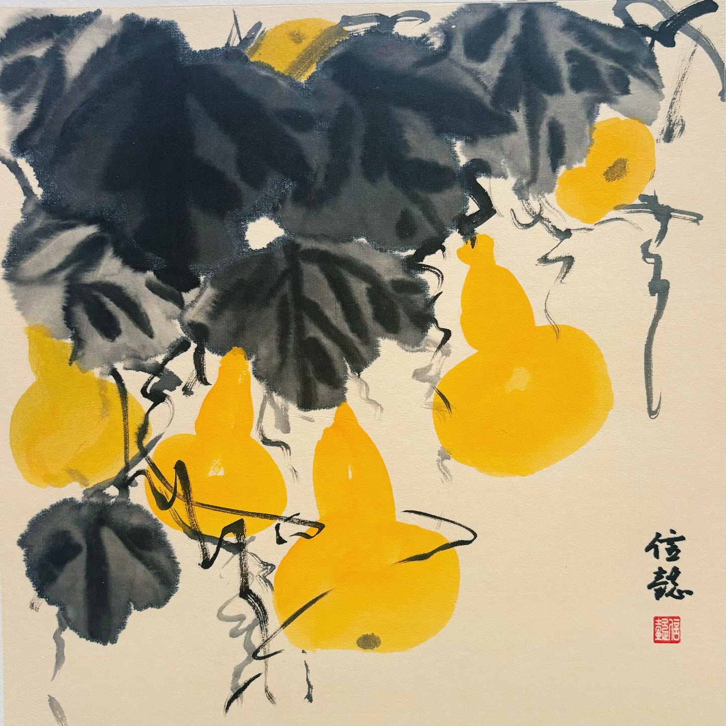 Traditional Chinese Painting Xieyi Vintage Style