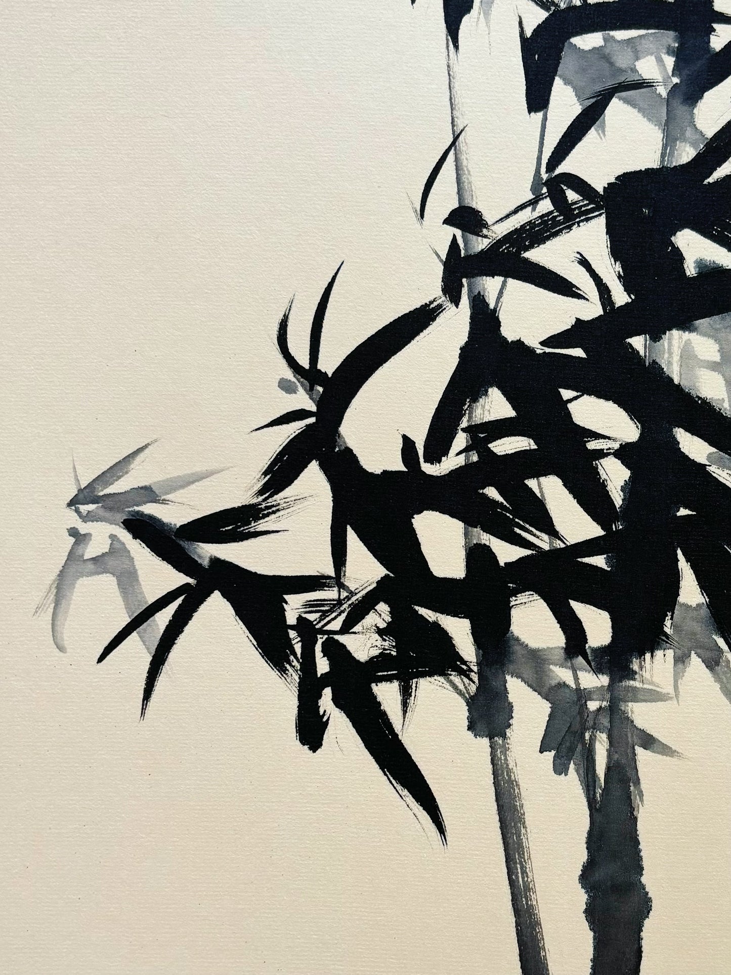 Original Chinese Painting Bamboo Hand Painted