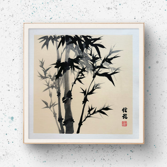 Original Chinese Painting Bamboo Wall Art