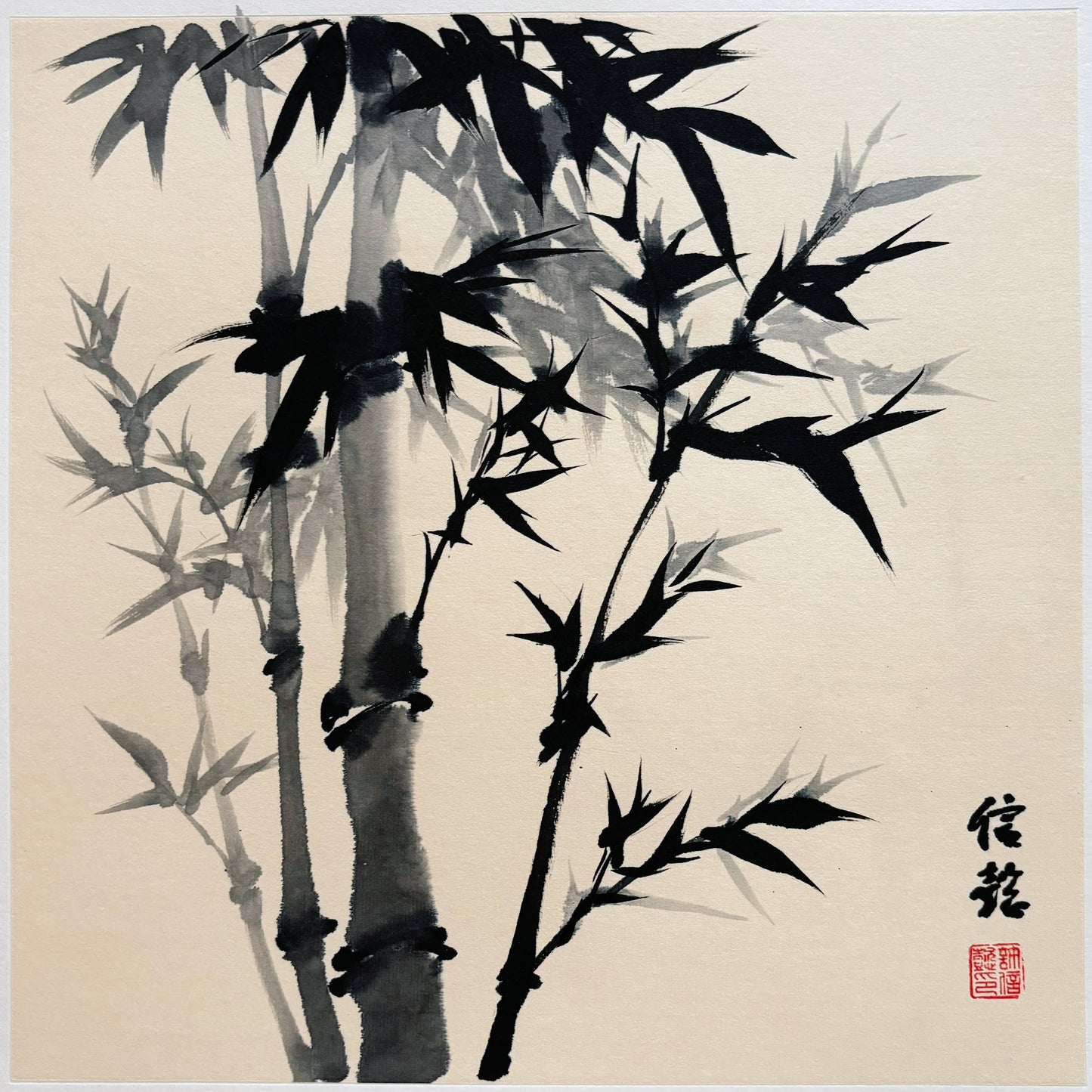 Original Chinese Painting Bamboo Wall Art