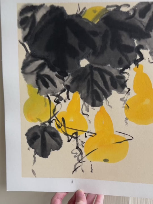 Traditional Chinese Painting Xieyi Vintage Style