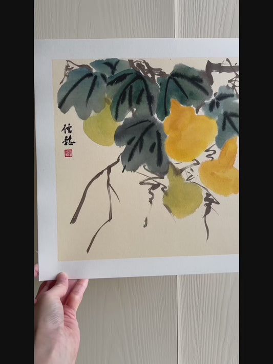 Classic China Art Retro Ink Wash Artwork