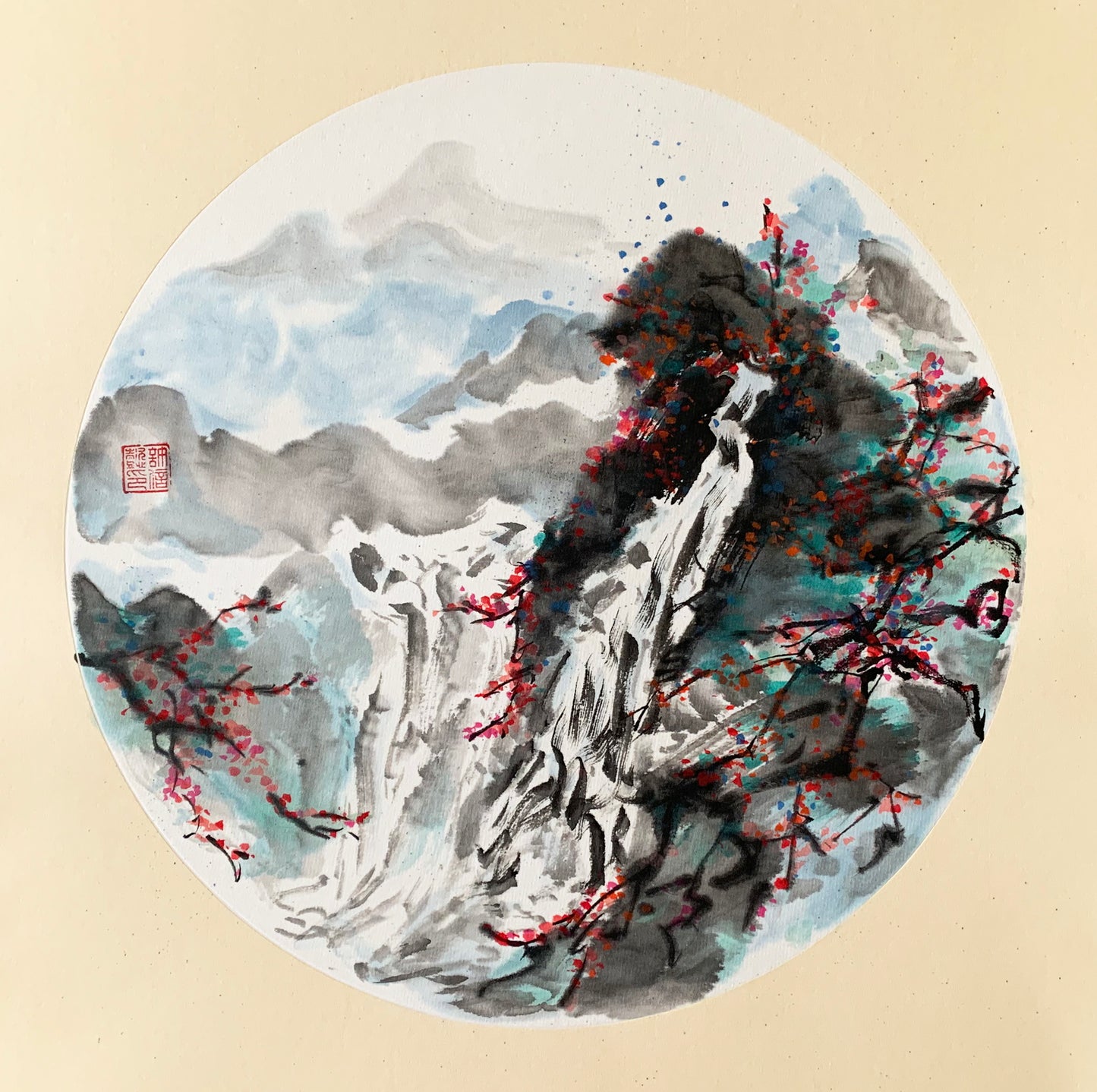Abstract Landscape Freehand China Art Ink Painting