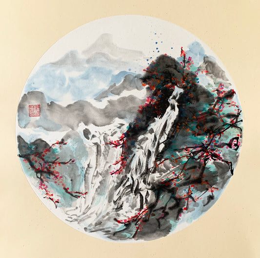 Abstract Landscape Freehand China Art Ink Painting