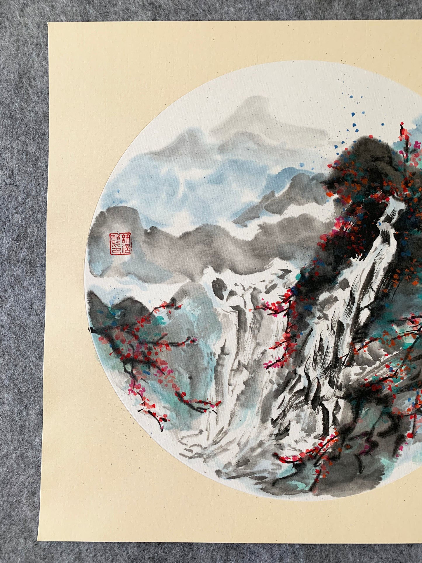 Abstract Landscape Freehand China Art Ink Painting