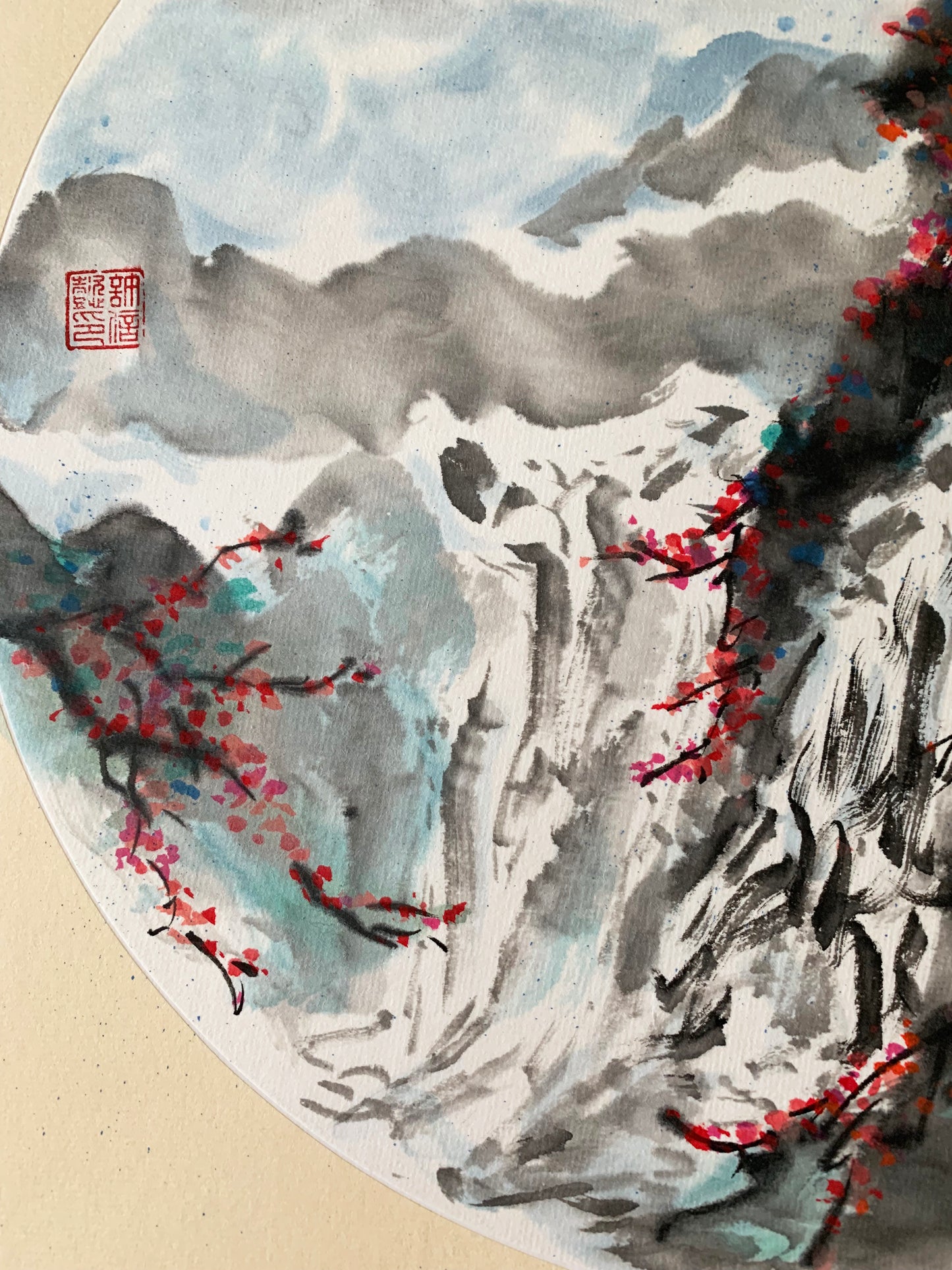 Abstract Landscape Freehand China Art Ink Painting