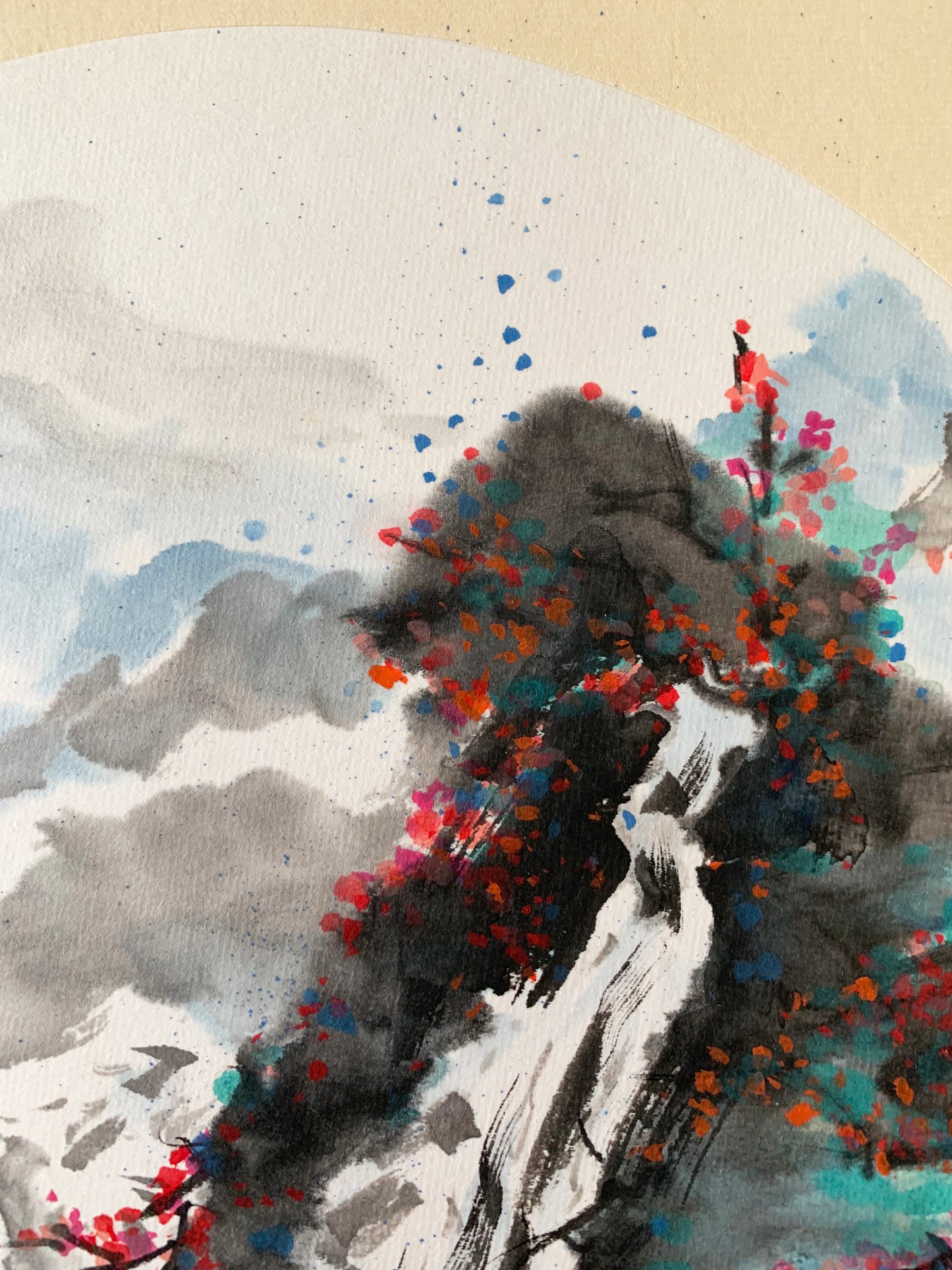 Abstract Landscape Freehand China Art Ink Painting