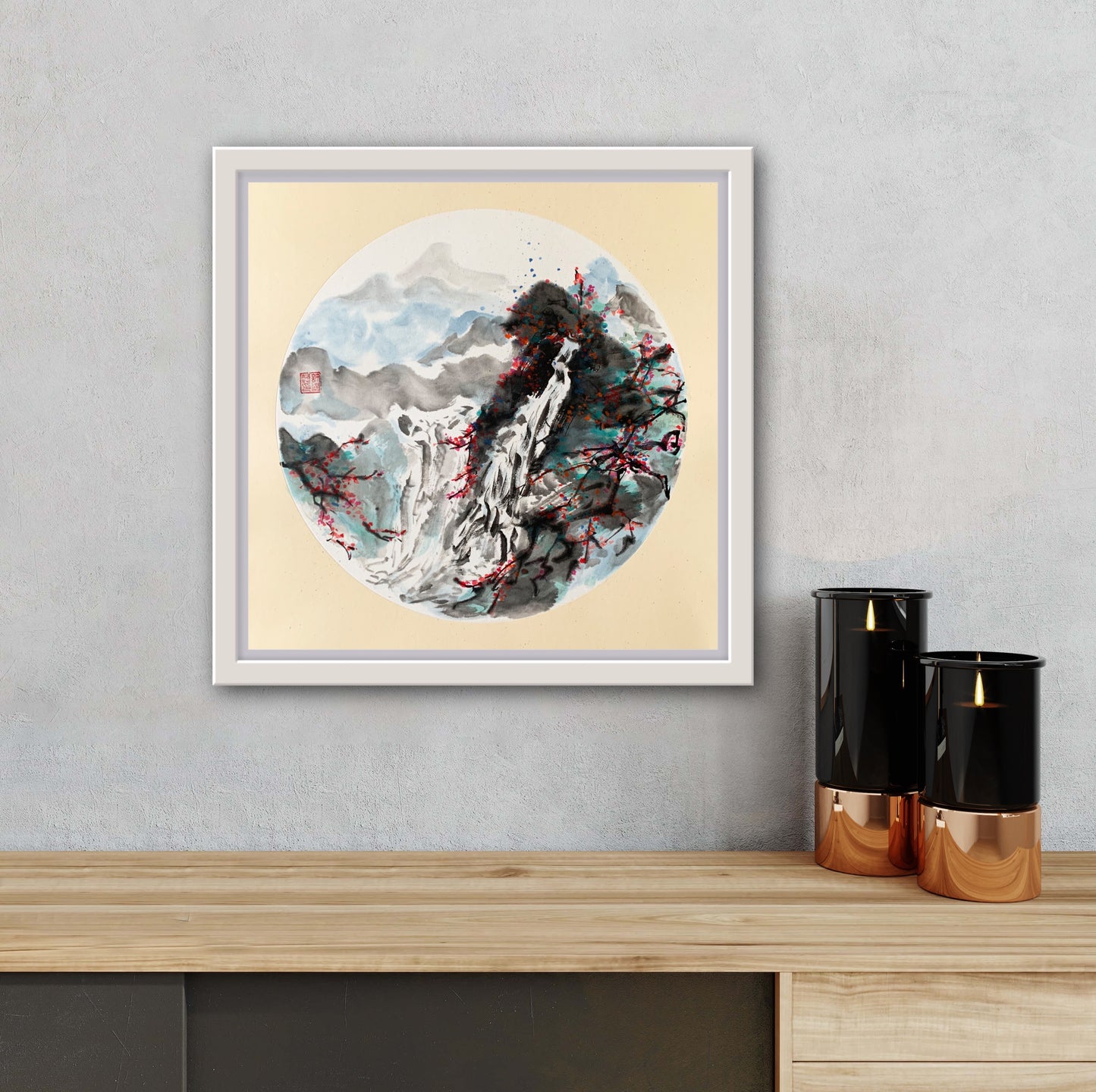 Abstract Landscape Freehand China Art Ink Painting